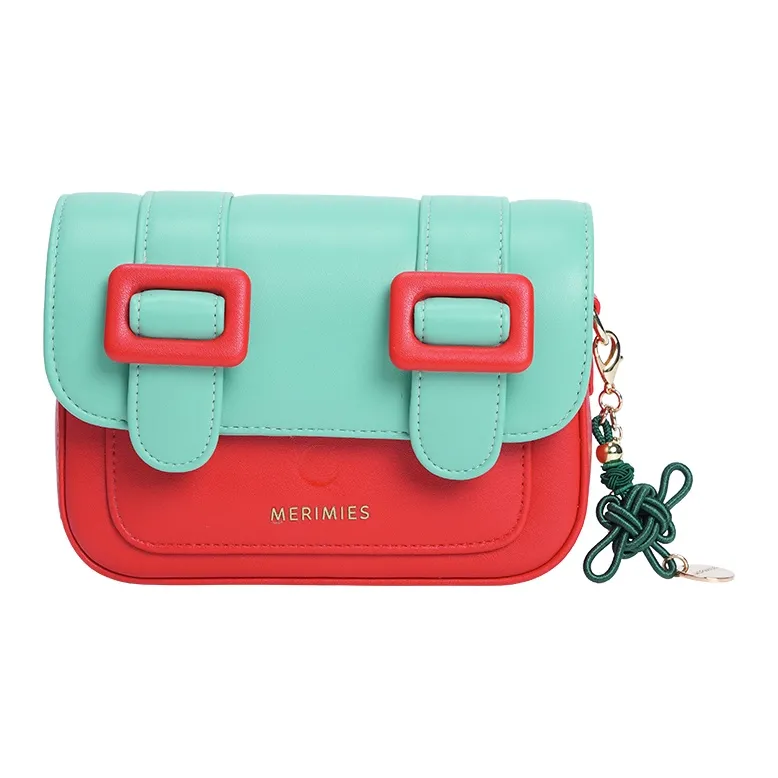 MERIMIES PU Satchel Bag Crossbody Bag Shoulder Bag Regular Women's Mouse Mint Red Light Wisteria Purple-2