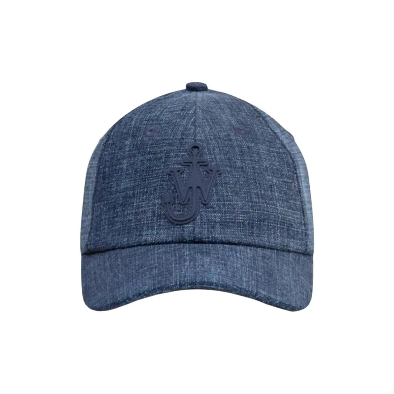 JW Anderson Logo Patch Eyelet Baseball Cap-0