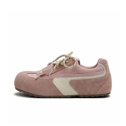 ABCYLM Slip Resistant, Abrasion Resistant, Lightweight, Breathable Low Top Casual Shoes Women's Pink