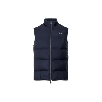 FRED PERRY Vests Men Blue