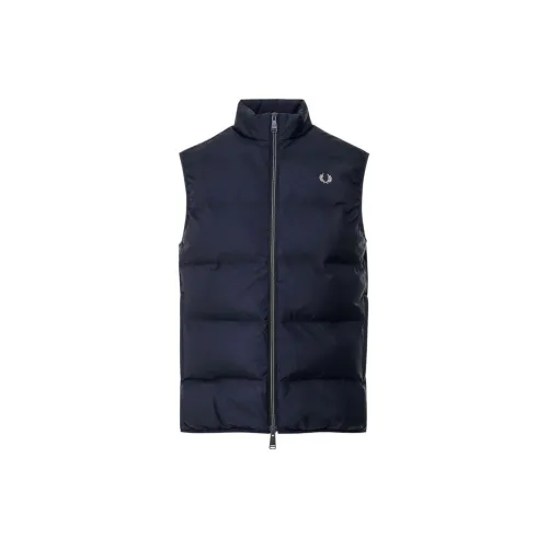 FRED PERRY Vests Men Blue