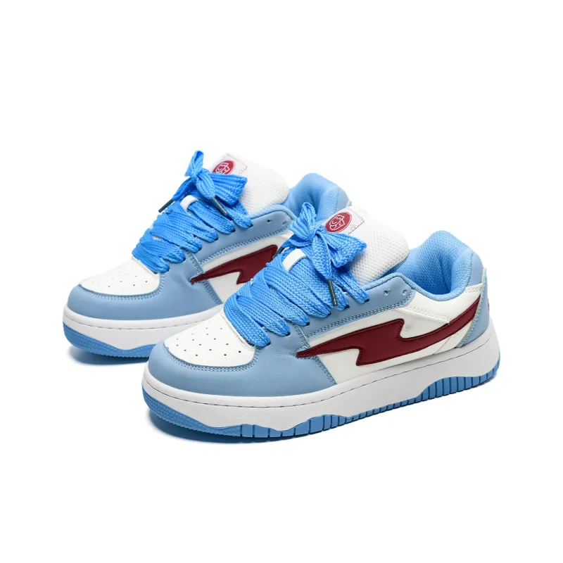Circle Small Height Increasing Wear Resistant Slip Resistant Low Top Skateboard Shoes Unisex Pink Box Included-64