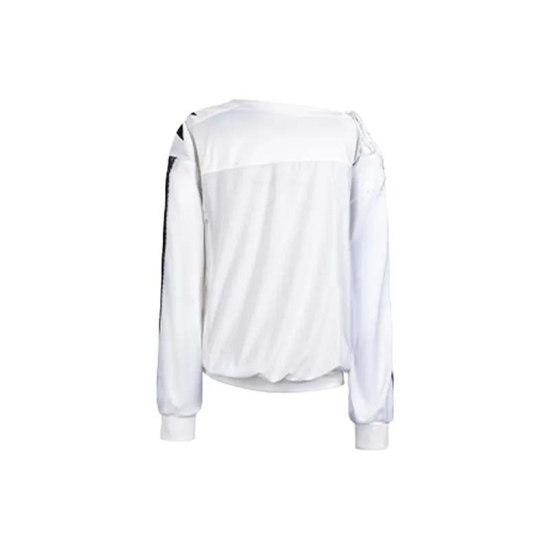 PAZZO Heavyweight Embroidery Long Sleeved Jersey Sweatshirt Women's-8