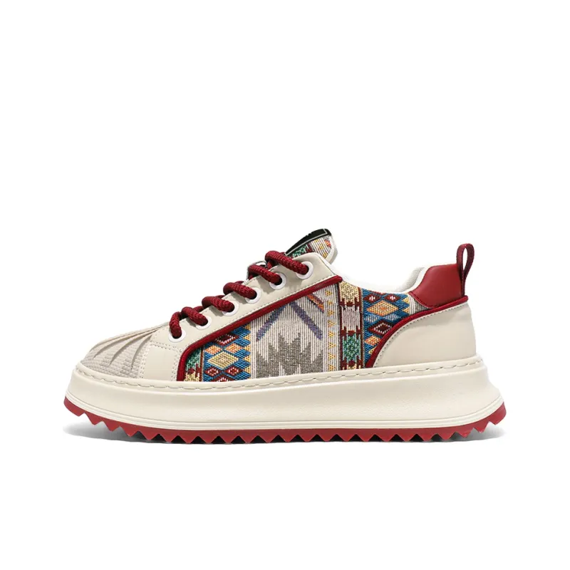Budding Bear Anti-Slip And Wear-Resistant Height Increasing Low-Top Canvas Shoes Men's Box-1
