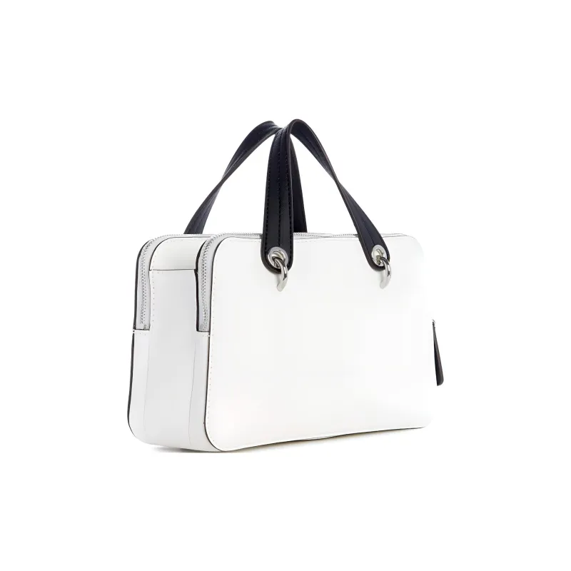 GUESS Artificial Leather Handbag Shoulder Bag Crossbody Bag Small Size Women's White-1