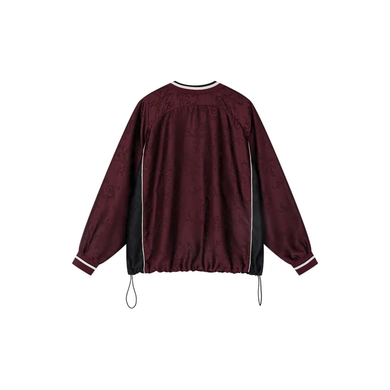 UOOYAA Sweatshirts Women's Burgundy-1