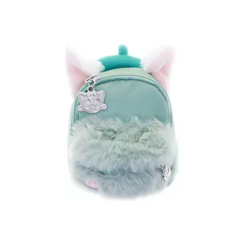 Disney PU Small Hanging Bag One Shoulder Crossbody Coin Purse Unisex Turquoise