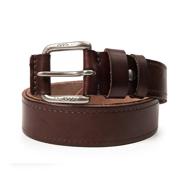 BAIJUAN Top Grain Cow Leather Belts Men's Width 3.8CM-3