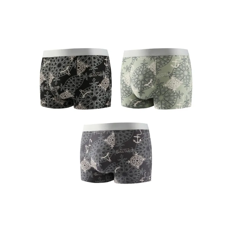 PLANDOO Underpants Men's 3 Pack-10