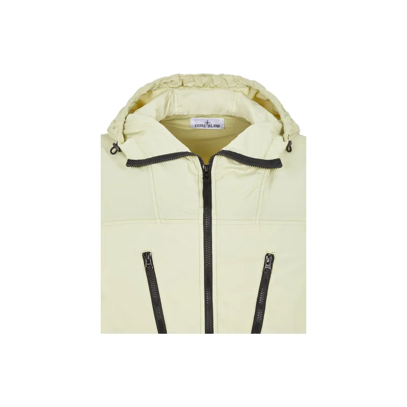 STONE ISLAND Foldable Logo Patch Zip Up Jacket-3