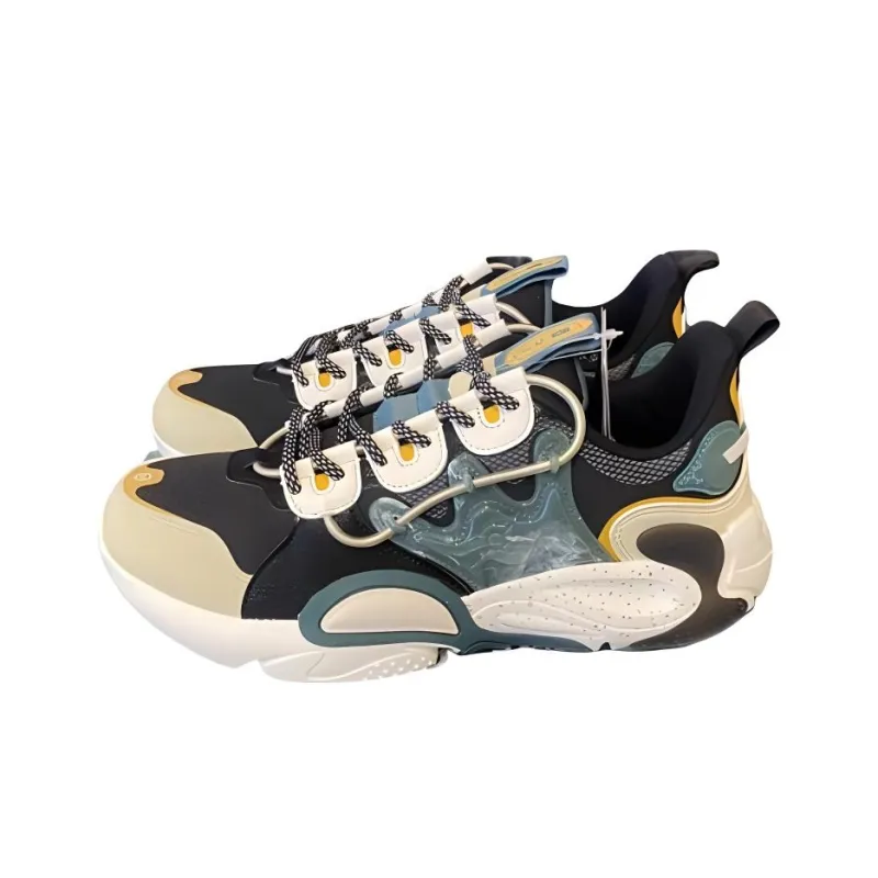 HONOR OF KINGS x Erke Abrasion Resistant Low Top Running Shoes Men's Black Green-2