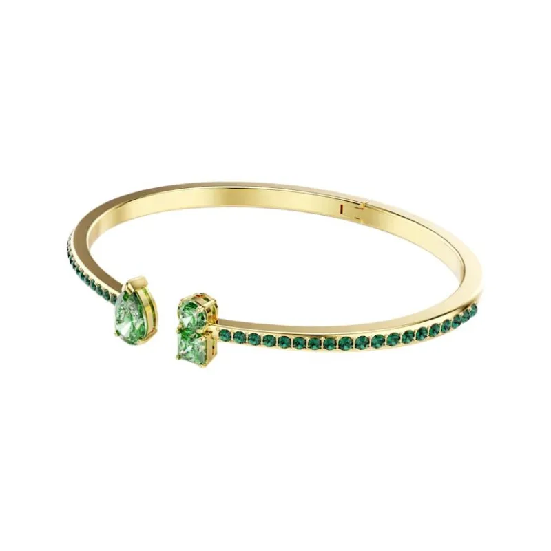 Swarovski Crystal Bangles Women's Green-1