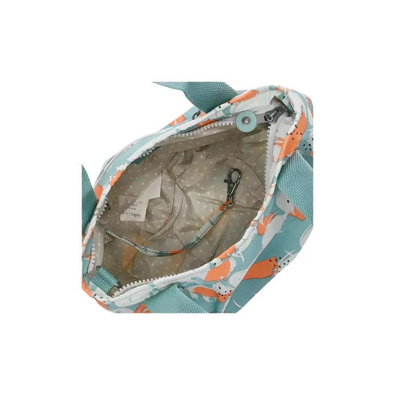 Kipling Polyester Shoulder Bag, Crossbody Bag, Handbag Regular Women's Turquoise & Multicolor-2