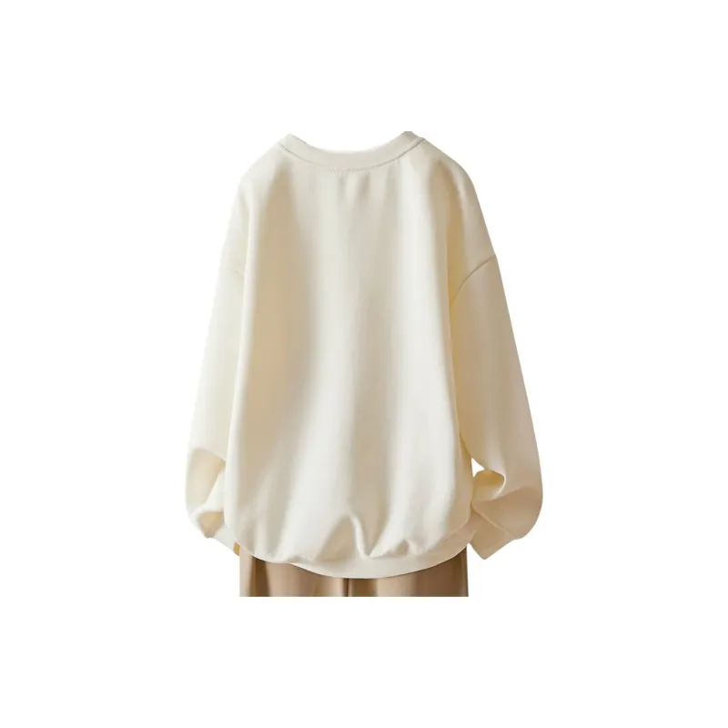 IHIMI Sweatshirts Women's Ecru-2