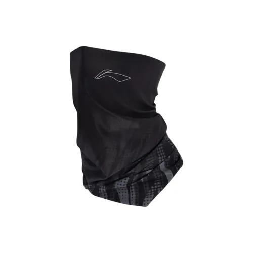 LiNing Polyester Elastane Scarves Women's Black
