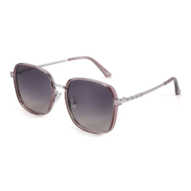 JEKA Metal Square Sunglasses Women's-3