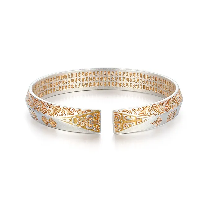 Mokinggran 999 Fine Silver Bangles Women's-2