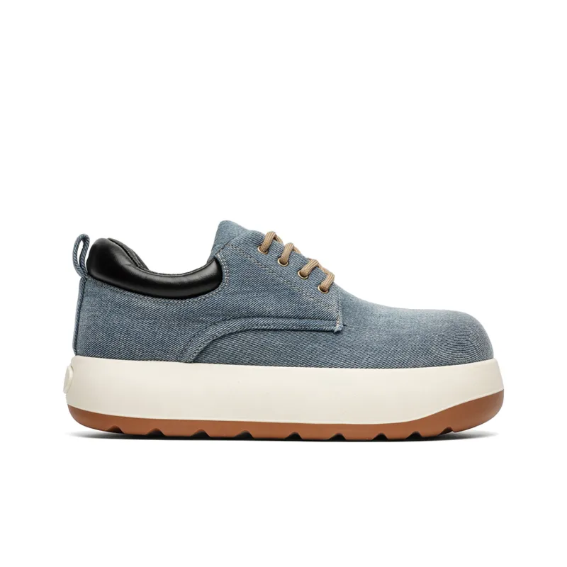 BUFFALO BOUND Anti Slip And Wear Resistant Height Increasing Low Top Skateboard Shoes Men's-7