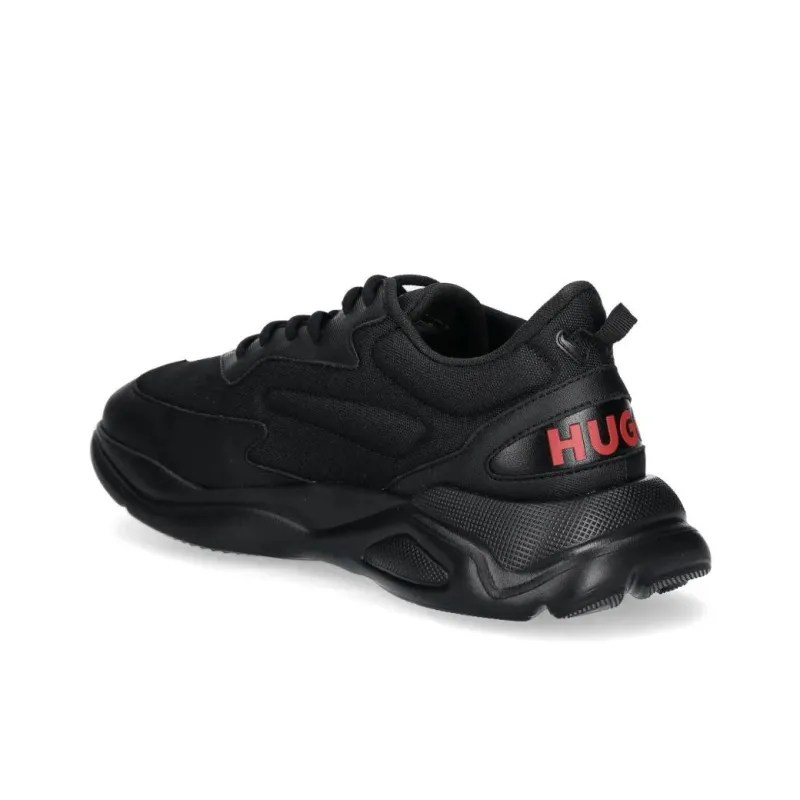 HUGO BOSS Low Top Casual Shoes Men's Pure Black-4