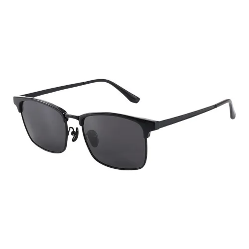 JEKA Metal TR/Memory Plastic Square Sunglasses Men's