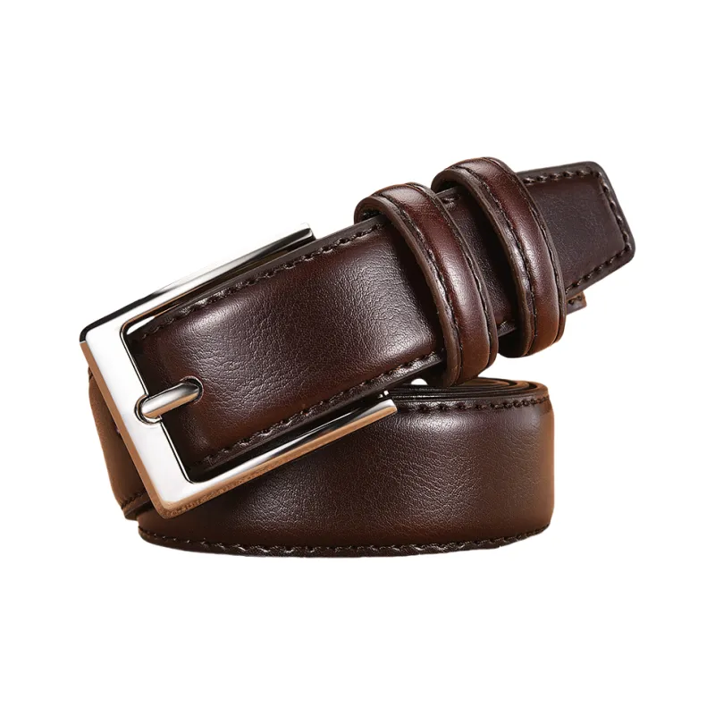 Yalu Cow Split Leather Belts Men's 3.3cm-7