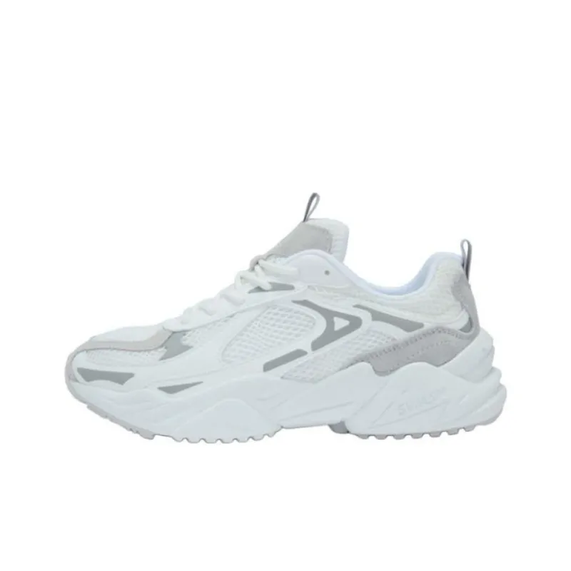 RAPIDO Anti Slip Wear Resistant Low Top Casual Shoes Unisex White-0