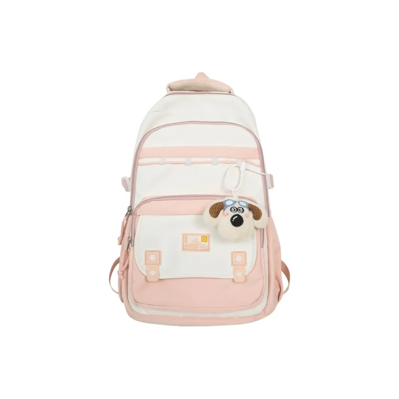 Yalu Nylon Backpack Regular Unisex Multicolor-17