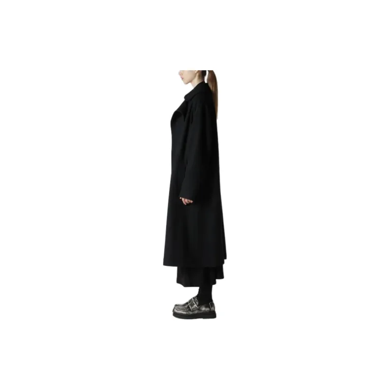 Yohji Yamamoto Wool Single-breasted Coat-2
