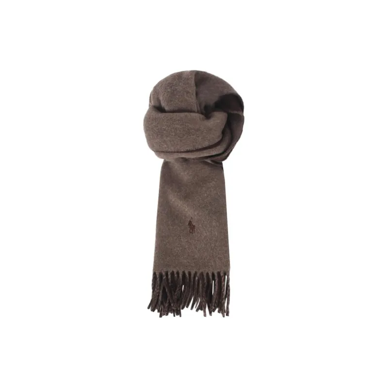 Polo Ralph Lauren Wool Knit Scarves Women's Brown-4