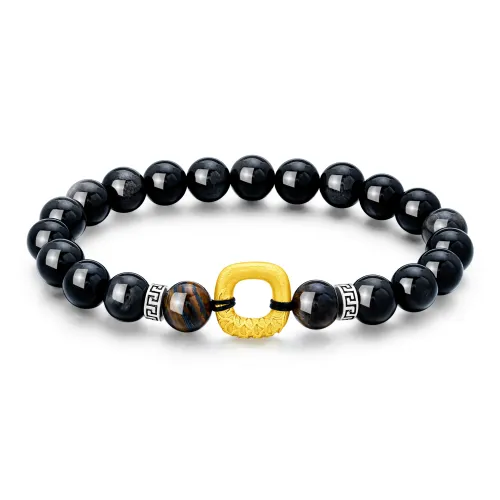 Lao Feng Xiang Obsidian Jade Bracelets Unisex