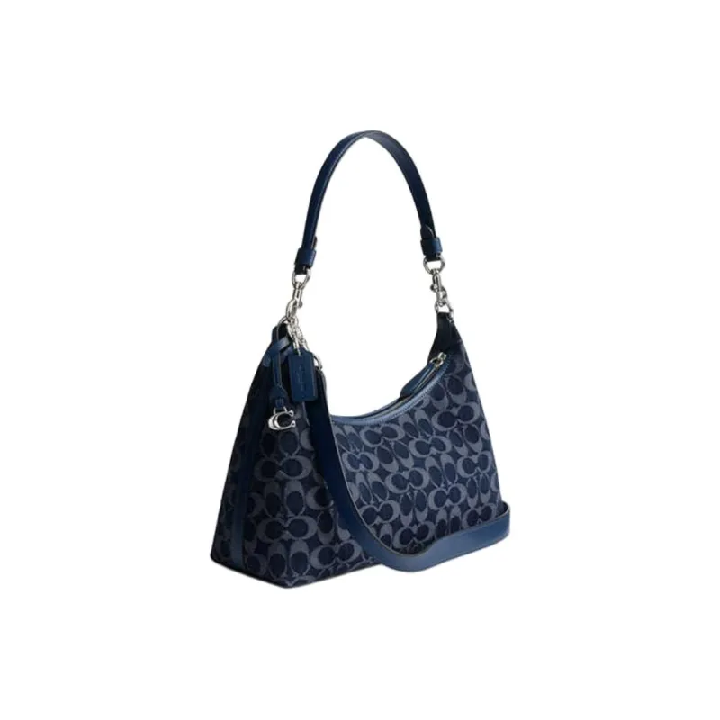 COACH Juliet Fabric Crossbody Bag, Shoulder Bag Tubas Women's Dark Blue-1