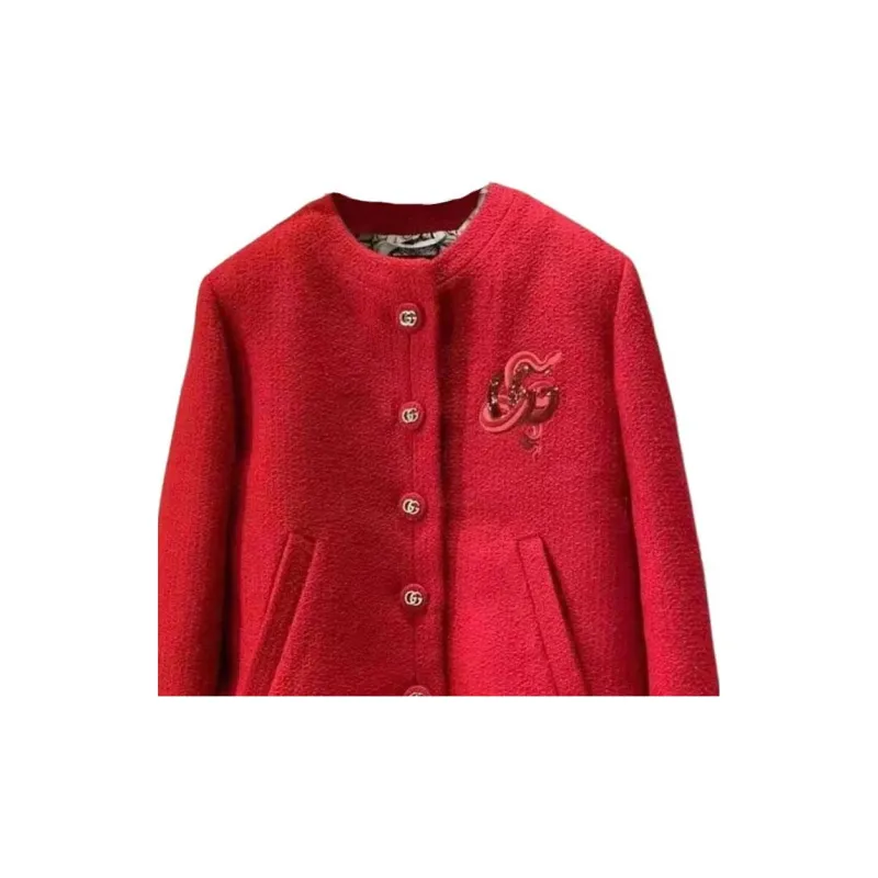 GUCCI SS25 Jackets Coats Women's Red-3