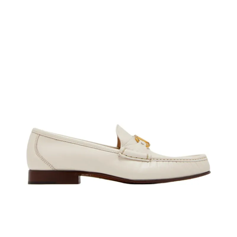Valentino Vlogo Loafers Women's Beige-1