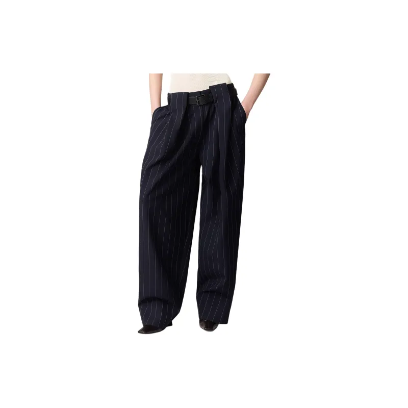 Stella McCartney Pinstripe pattern Panelled Trousers-1
