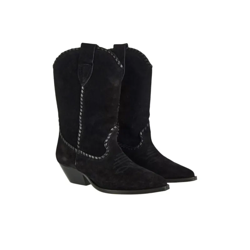 ISABEL MARANT Duerto Ankle Boots Women's Black-2
