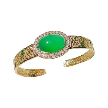 YOULING Chalcedony Bangles Women's