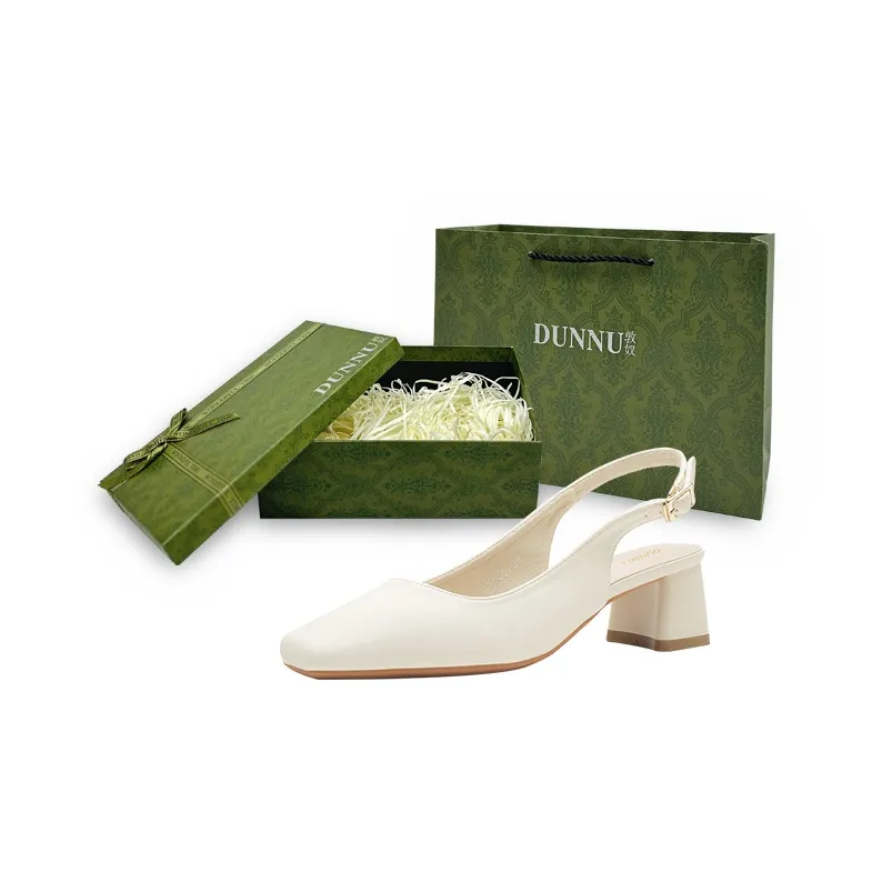 Dunnu Chunky Heel High Heels 5cm Women's Box Included-24