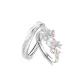 Spring Floral Couple Rings