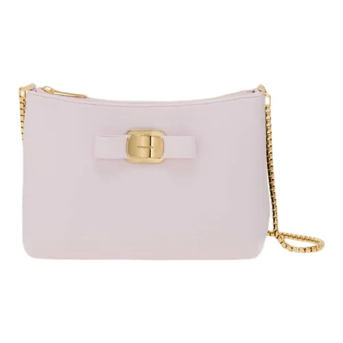 FERRAGAMO Nappa Soft Leather Crossbody Bag Shoulder Bag Mini Women's Pink