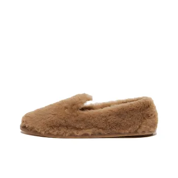 MaxMara Teddy Casual Single Shoes Women's Camel