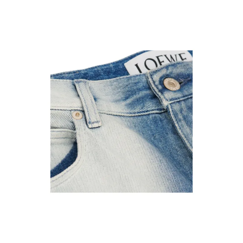 LOEWE Logo Patch Denim Jeans-4