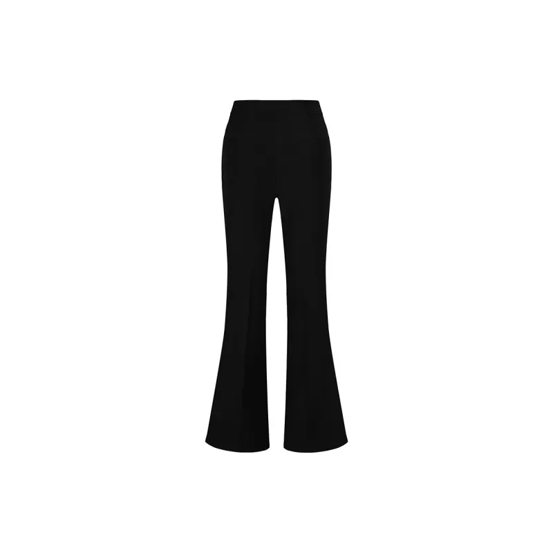 JZ. ANNAKRO Casual Pants Women's Plain Black-1