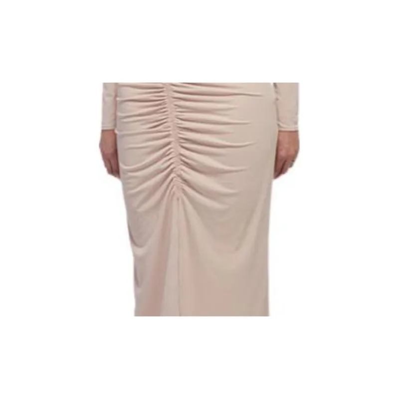 Self portrait Long Sleeved Dresses Women's Light Coffee-2