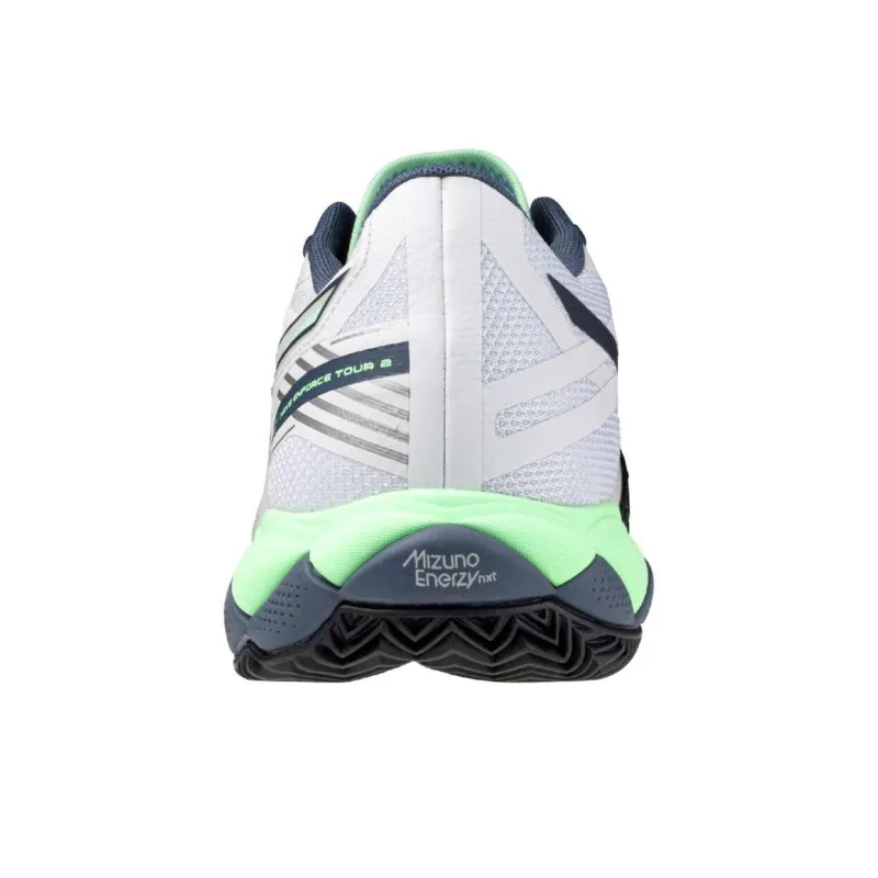 Mizuno Wave Enforce Tour Low-Top Tennis Shoes Men's White-3
