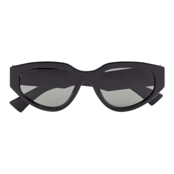 GUCCI Acetate Cat Eye Sunglasses Women's Black