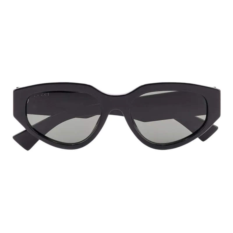 GUCCI Acetate Cat Eye Sunglasses Women's Black-0