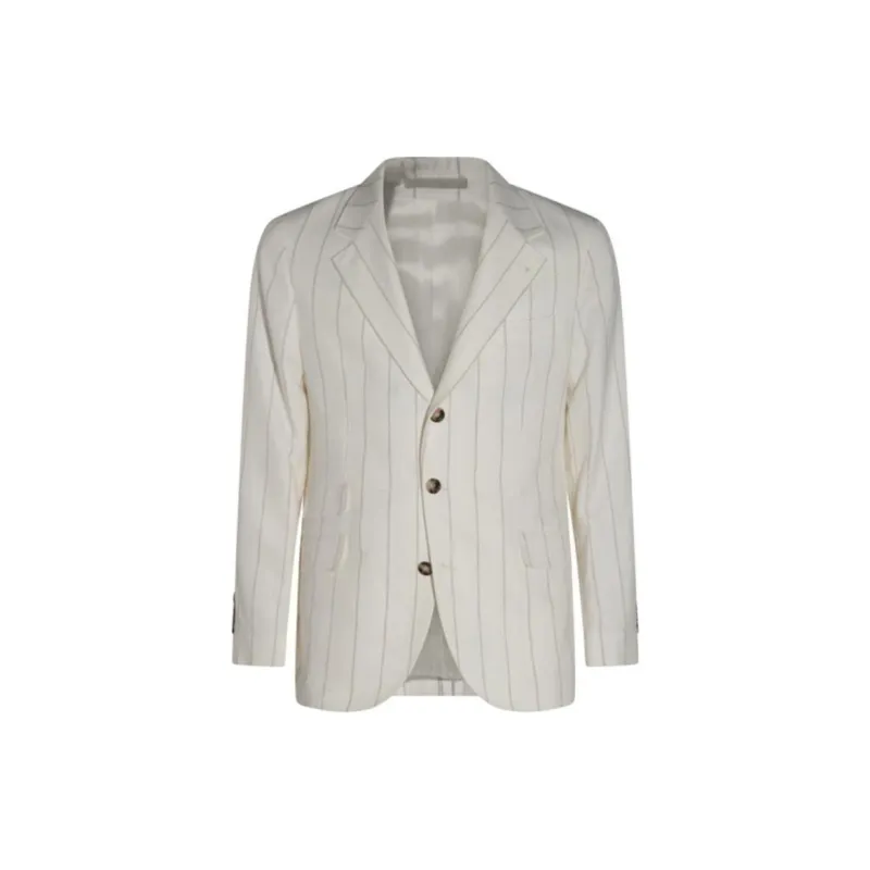Brunello Cucinelli Striped Single Breasted Suit-1