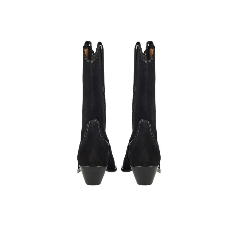 ISABEL MARANT Duerto Ankle Boots Women's Black-3