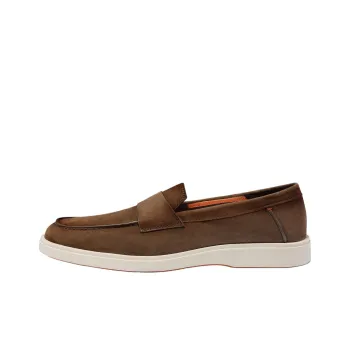 Santoni Revolve Eaam 21 Almond Toe Loafers