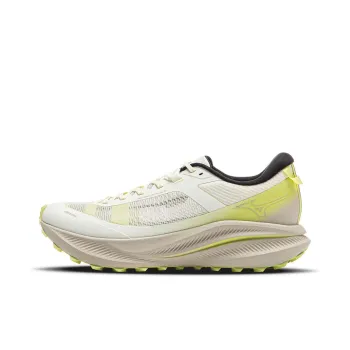 Mizuno Slip Resistant And Breathable Low Top Running Shoes Unisex Gray Yellow